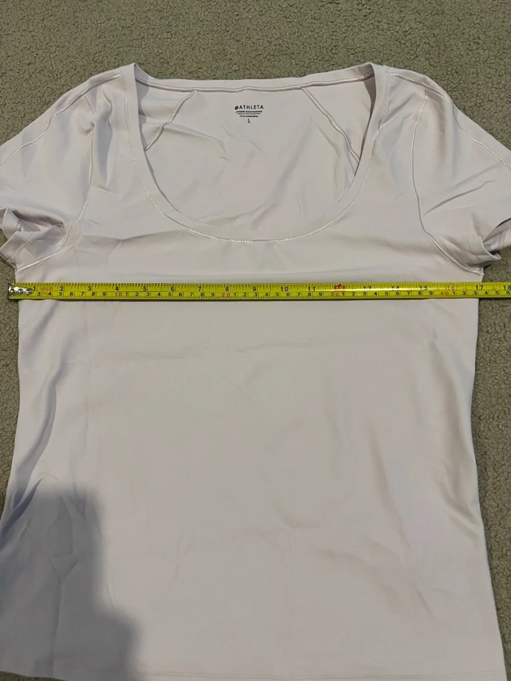 Transcend Scoop Tee. Large. Lilac Sky - Picture 7 of 9